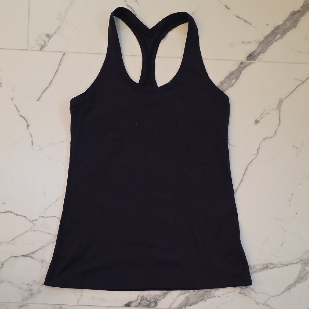 Lululemon Athletica Navy Racerback Tank Top